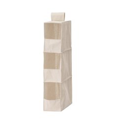 Muji 12373254 配件支架 宽 2.3 x 深 5.4 x 高 27.6 英寸(15 x 35 x 70 厘米)涤纶麻布 衣服盒 收纳盒