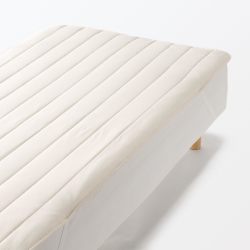 Muji 76196433 清凉棉床垫 140×200厘米 象牙色