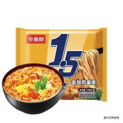 今麦郎 1.5倍15袋番茄鸡蛋面泡面袋装不辣速食大包方便面浓汤好喝