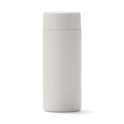 Muji 真空隔热保温瓶 扁平型 350毫升 灰米色 76049173