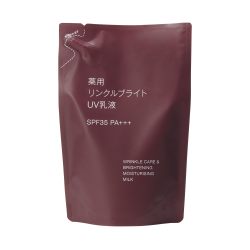 MUJI OAQ63A4A 药用抗皱亮紫外线乳液(可再填充)SPF35 PA+++ 180毫升