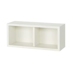 Muji 44520673 壁挂式家具盒 橡木 浅灰色 宽 17.3 x 深 6.1 x 高 19.05 厘米,服装盒 收纳盒