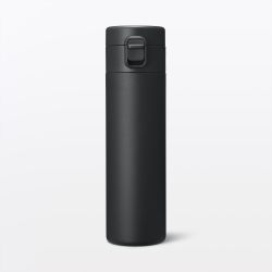 Muji 真空隔热保温瓶 一键式 500毫升 黑色