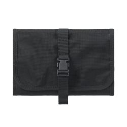 Muji OHH39A4A 尼龙网状悬挂洗漱包 黑色 约21×15厘米