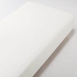 MUJI 亚麻纯色床套 双人 140x200x18-28cm 米白色 84744716