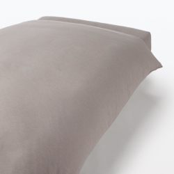 MUJI 15585274 纯棉法兰绒羽绒被套 210 x 210 厘米 浅棕色