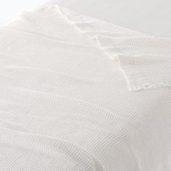 MUJI 76431596 华夫格编织毯 单个140×200厘米 米米白色