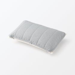 Muji 76196518 清凉棉绳型枕头垫 43×63厘米 灰色