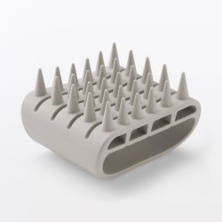 MUJI 76418122 硅胶头皮护理洗发刷 约8.6 x 7.6 x 5.8厘米