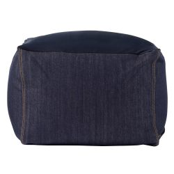 Muji 84464638 沙发套,棉质牛仔布,海军蓝,小号,宽 17.7 x 深 17.7 x 高 33 厘米(45 x 45 x 33 厘米)