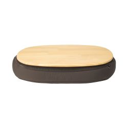MUJI 84391873 可穿在膝盖上的桌垫,棕色,约 宽 18.5 x 深 12.4 x 高 9.9 厘米(47 x 31.5 x 10 厘米)
