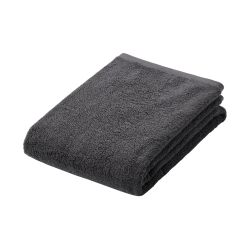 MUJI 84705502 Futura Pile 浴巾 4件套 60×120厘米 炭灰色/柔软