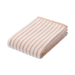 MUJI 84834943 蓬松绒浴巾 4件套 60×120厘米 双面粉色条纹/柔软