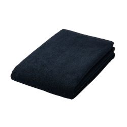 MUJI 84705540 蓬松绒大号浴巾 4件套 70×140厘米 海军蓝/柔软