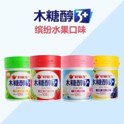 好丽友 口香糖 木糖醇101g*3瓶