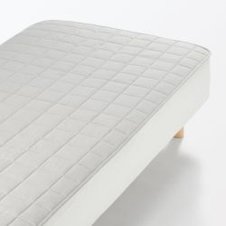 MUJI 76195771 防滑棉质水洗过滤器 床垫 半双人床 120×200厘米 灰色