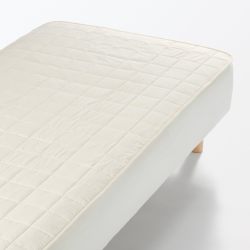 MUJI 76195788 防滑棉质水洗滤网床垫,半双人床,120×200厘米