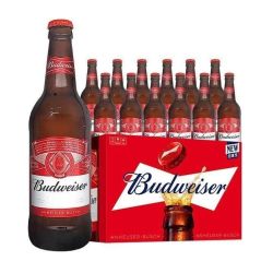 百威 啤酒玻璃瓶460ml*12瓶装啤酒非原箱泡沫箱发货
