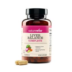naturewise 奶蓟草护肝胶囊 120粒 含姜黄根丹参灵芝 肝脏排毒