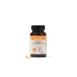 naturewise 纯素维生素D3软胶囊 5000IU 60粒 成人骨骼免疫支持