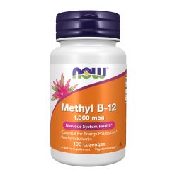 NOW 诺奥 维生素B12甲钴胺片 1000mcg 进口 100片