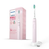 Philips 飞利浦 电动牙刷,3100 系列,声波技术,QuadPacer,SmarTimer,HX3671/11,粉色