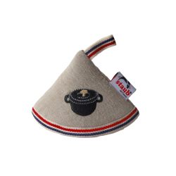 Staub Z1033-855 旋钮连指手套,黑色,2 件套,隔热垫
