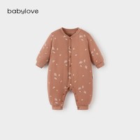 88VIP：Babylove [限时回馈价]babylove婴儿连体衣秋冬夹棉加厚哈衣爬服保暖棉服