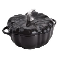 STAUB 珐宝 3.3L黑色南瓜造型珐琅铸铁锅慢炖锅汤锅 电磁炉洗碗机适用