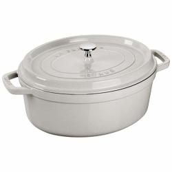 STAUB 40501-421 STAUB-11023107 Casserole Dish Oval 23 cm White Truffle Cast Iron Multicoloured One Size
