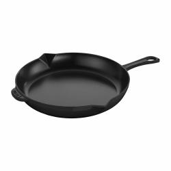 Staub 铸铁 30.48 厘米煎锅 - 哑光黑色,法国制造