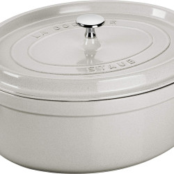 Staub Cocotte oval White Truffle 27cm