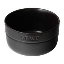 Staub Z1035-106 碗 哑光黑 10厘米 陶瓷碗 微波炉