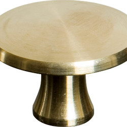 STAUB 镍盖旋钮圆形大号,金色,17.5 x 13.5 x 11.0 厘米