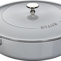 STAUB 珐宝 Chistera 烘焙机 24 cm 灰色，适合电磁炉 40511 – 471 – 0（H 号）12612418