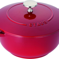 STAUB 珐宝 珐琅锅 M18厘米 双手柄铸铁锅 搪瓷锅 IH对应【日本正规商品】Wa-NABE 40501-007