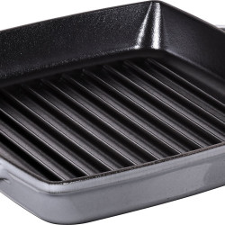 Zwilling 双立人 STAUB 珐宝 方形烧烤盘，石墨灰色，23厘米