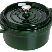 STAUB 珐宝 炖锅圆形 22cm 紫苏