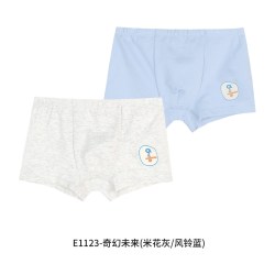 衣拉拉 儿童平角内裤男童内裤宝宝四角短裤纯棉裤头小孩内裤2条装