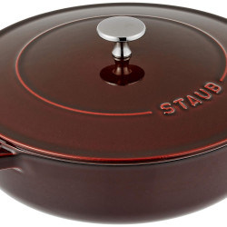 STAUB 珐宝 炖锅 搪瓷 可用于烤箱 铸铁材质 24厘米