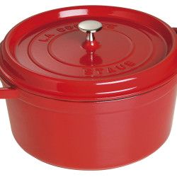 STAUB 珐宝 铸铁锅,樱桃色,30厘米