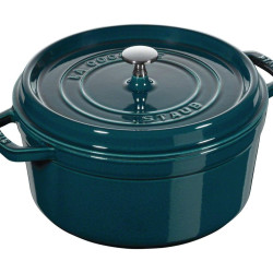 STAUB 珐宝 圆形铸铁炖锅/砂锅 26cm，5升，海蓝色