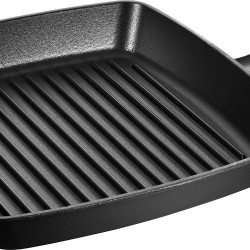 STAUB 珐宝 1003307 美式烤盘，铸铁，适用于感应灶，30 厘米，黑色