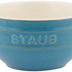 STAUB 珐宝 绿松石碗 40511-864 微波炉兼容 Vintage Colors 14cm