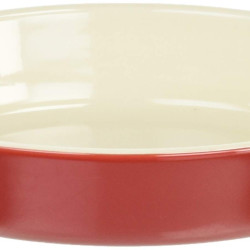 Staub 珐宝 「 Oval Dish Cherry 17cm 」 瓷质 平底盘 可使用烤箱 可使用微波炉来自日本 Dish 40508-581