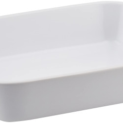 STAUB 珐宝 陶瓷烤盘 40508-589 适用微波炉 白色 20×16cm