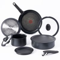 T-fal Tefal 特福 锅具套装 10件套 不粘锅 平底锅 煎锅 炖锅汤锅炒锅炒菜锅