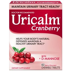 Uricalm 蔓越莓草本补充剂 片剂 蔓越莓 天然 1件装 瓶装