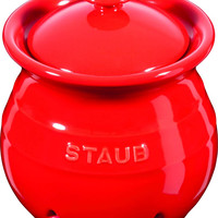 STAUB 珐宝 大蒜容器 樱桃红 11 厘米