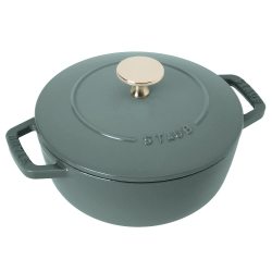 STAUB 珐宝 双柄铸造搪瓷锅 煮饭 S 16 厘米 1 合 IH 兼容 [日本正规产品带序列号] Wa-NABE Z1025-327